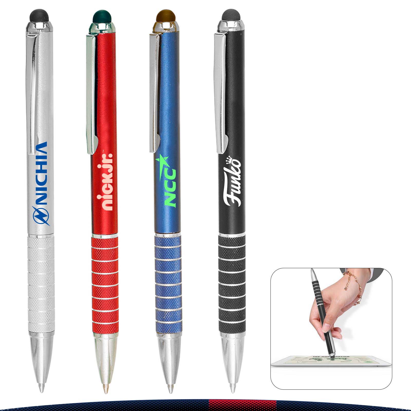 Vico Twist Action Stylus Pens 5