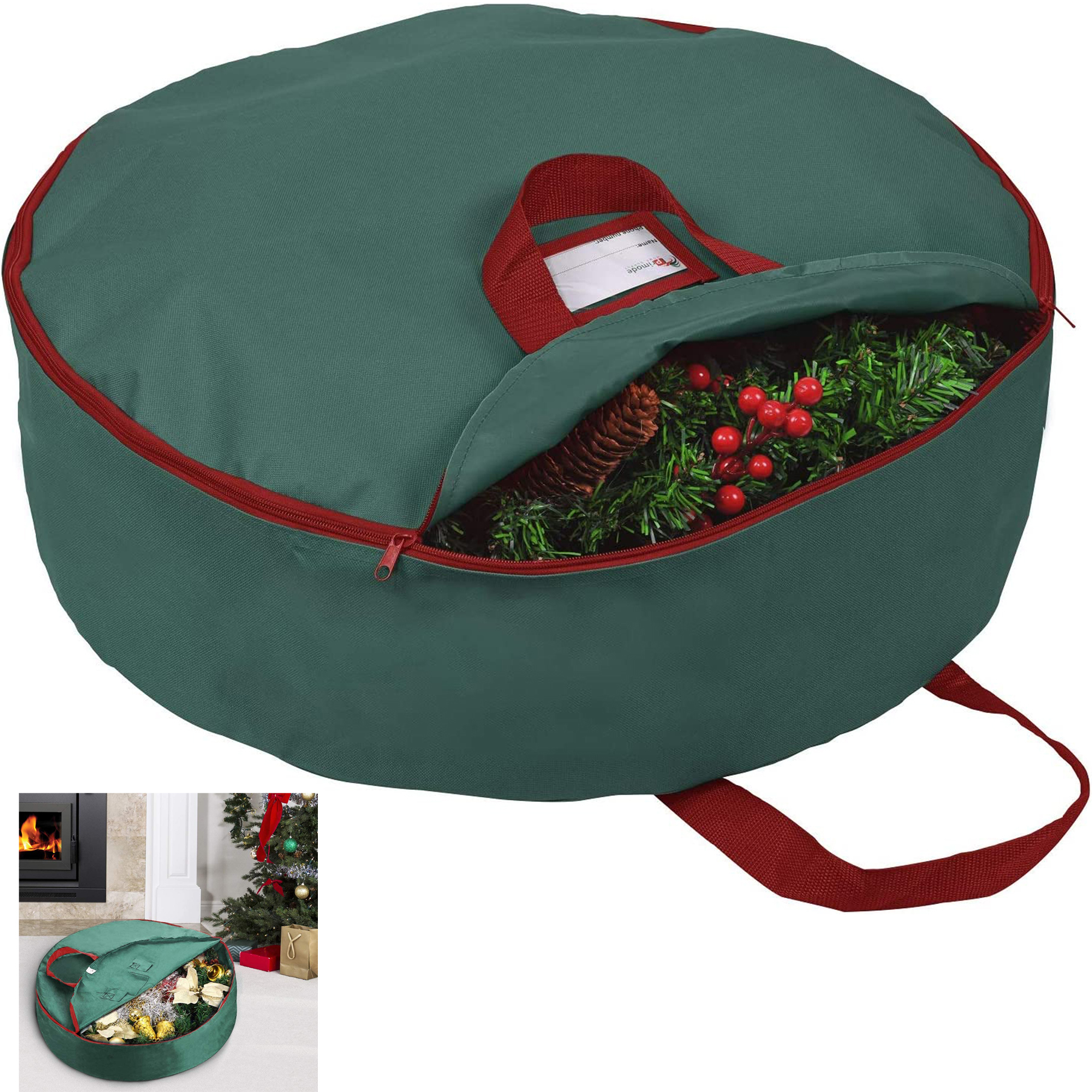 36'' Christmas Wreath Storage Bag