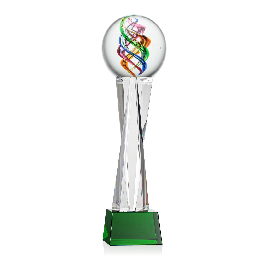 Galileo Award on Grafton Base - Green 3