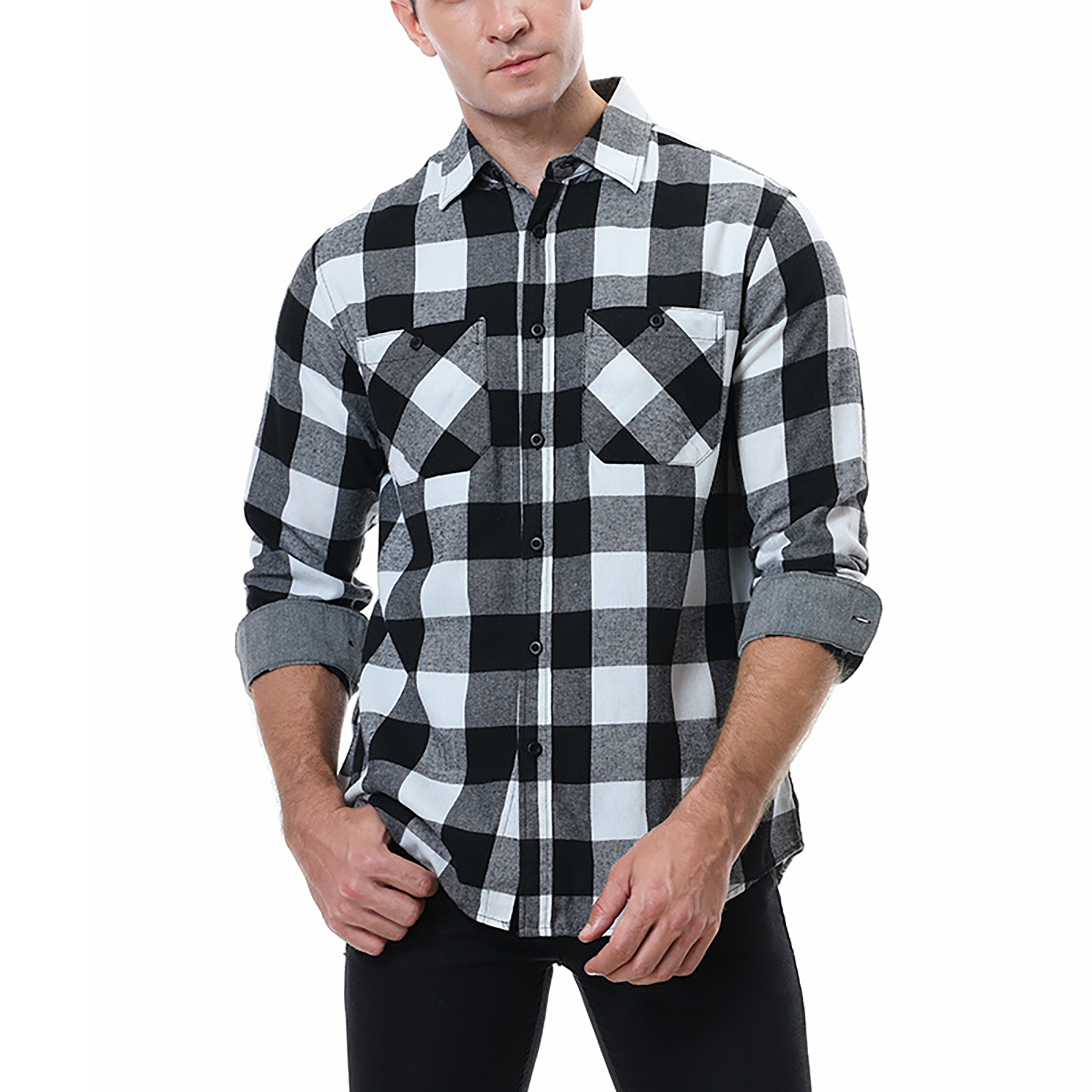Men's Flannel Plaid Shirt 7