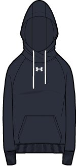UA Rival Fleece HB Women's Hoodie, custom hoodie or sweatshirt with logo imprint 10