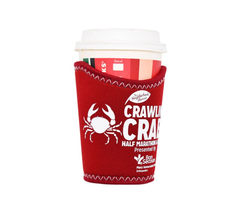Coffee Cup Neoprene Can Cooler, 12 oz., custom koozie with logo imprint 4