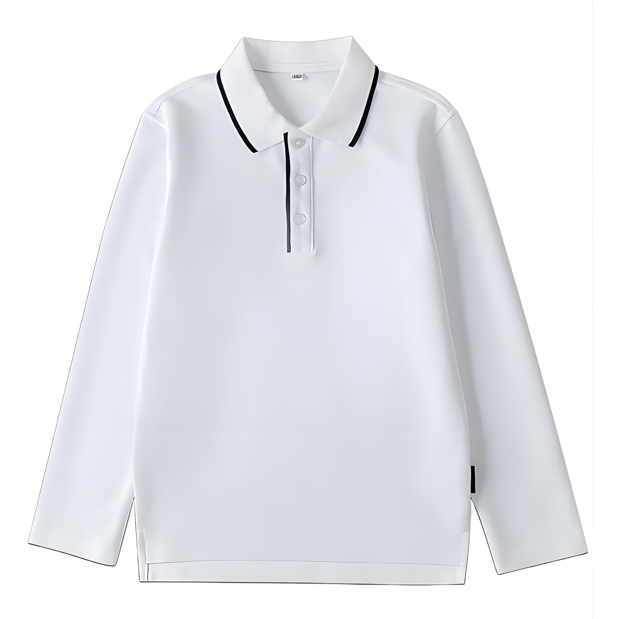 Custom Kids Long Sleeve Polo Shirt British Style 2