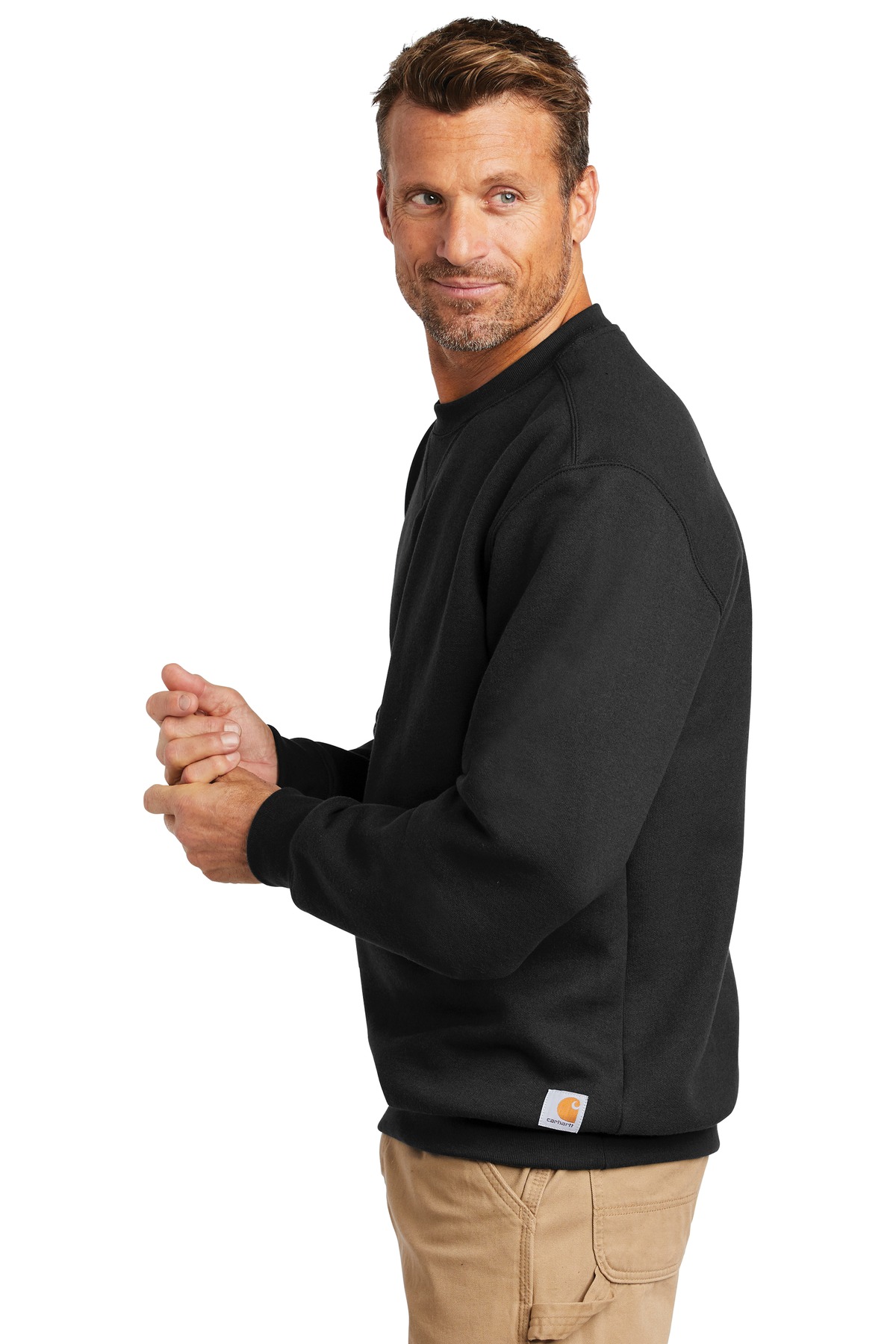 Carhartt Midweight Crewneck Sweatshirt. CTK124, custom hoodie or sweatshirt with logo imprint 30