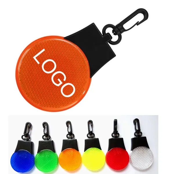Safety Reflector Flashlight Keychain 1