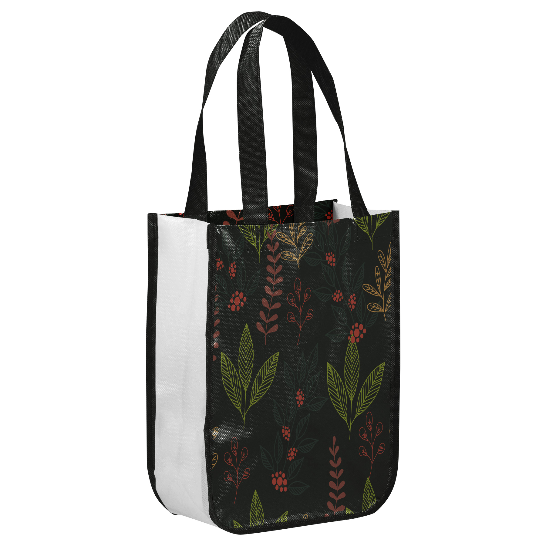 Fully Customizable 105GSM Round-Corner Laminated Tote Bags (12'' x 16'' x 6'') 6