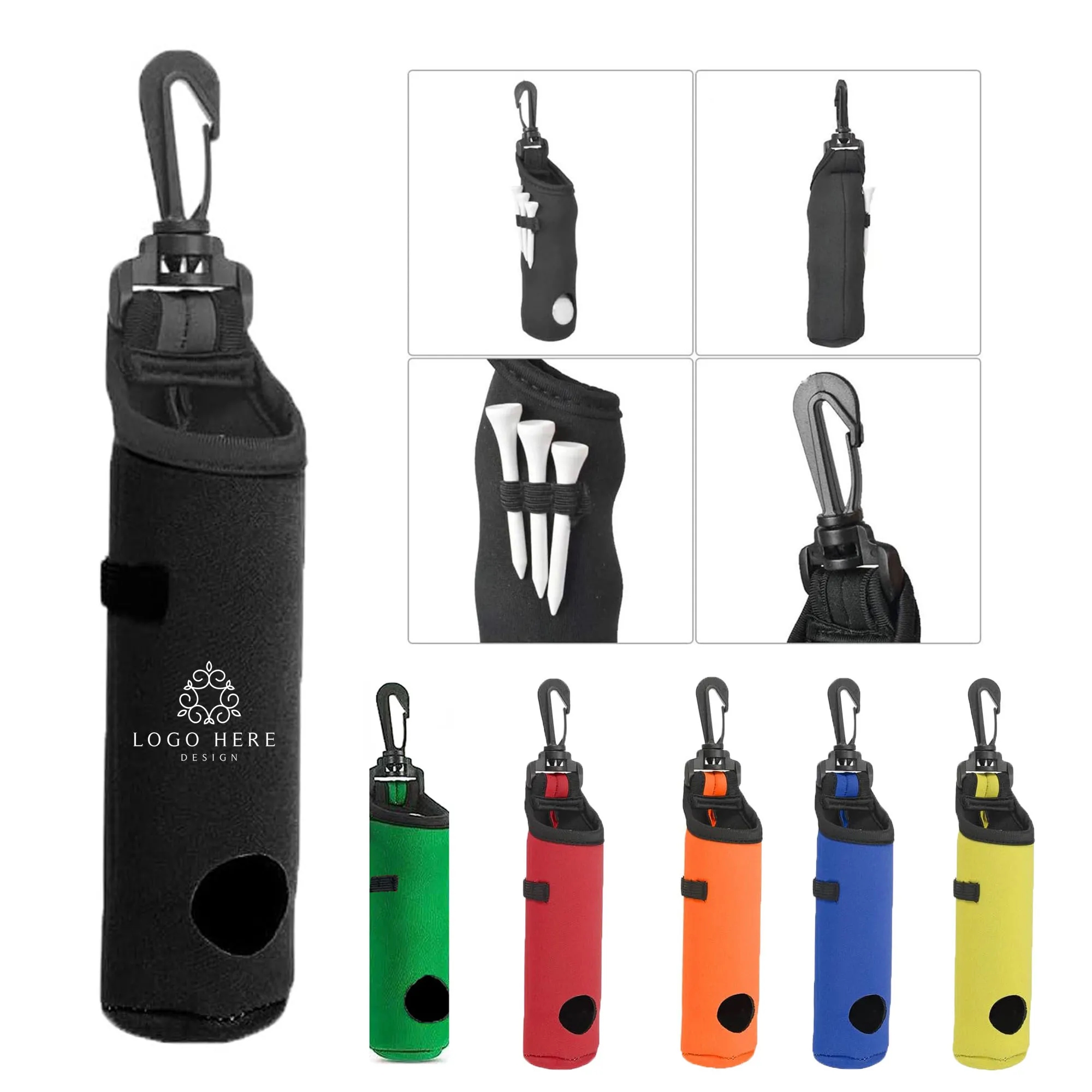 Neoprene Golf Ball Pouch 3
