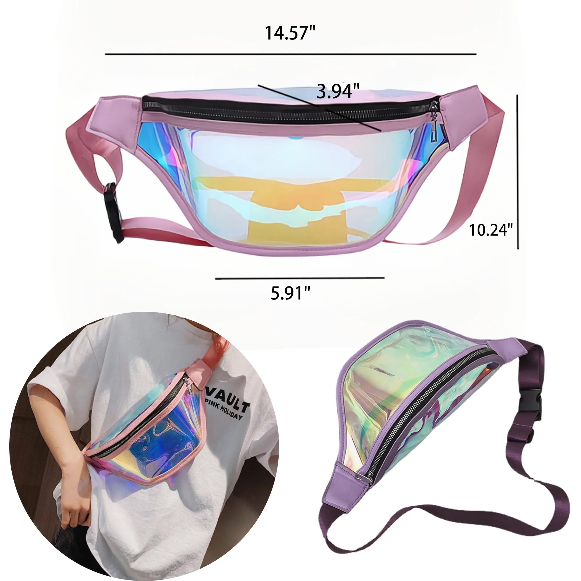 Clear Fanny Pack Belt Bag 6
