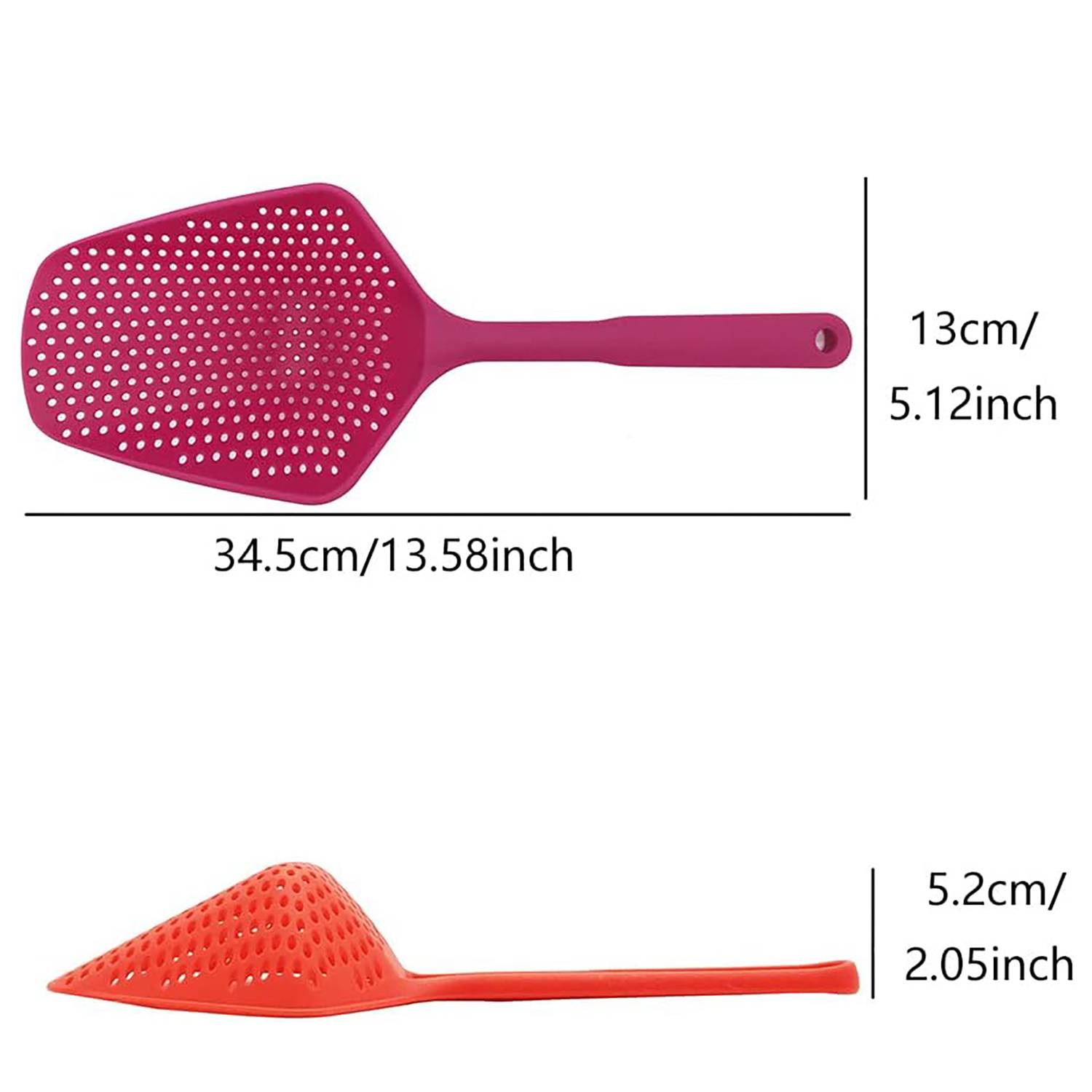 Hanging Heat-Resistant Long-Handled Strainer 1