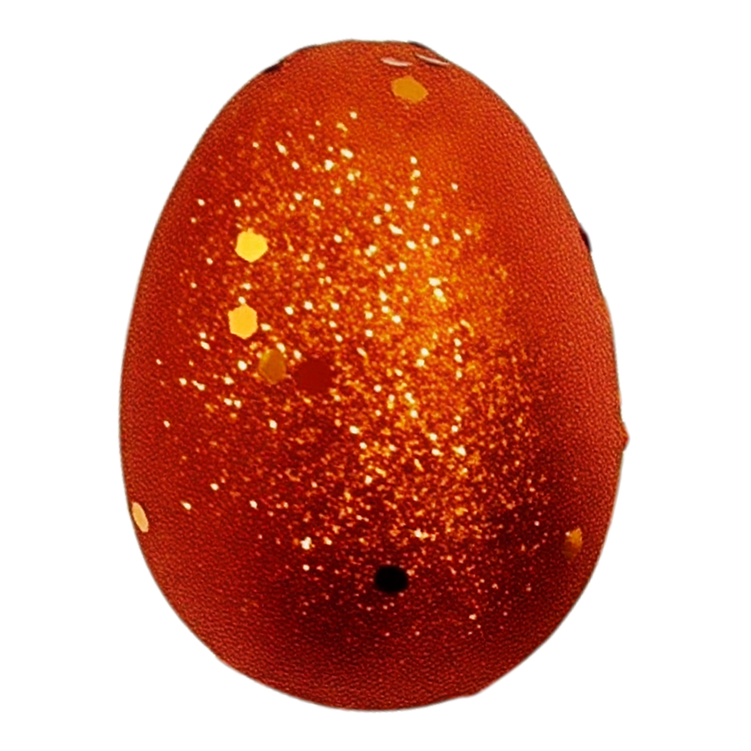 Glittered Fillable Plastic Easter Eggs 1