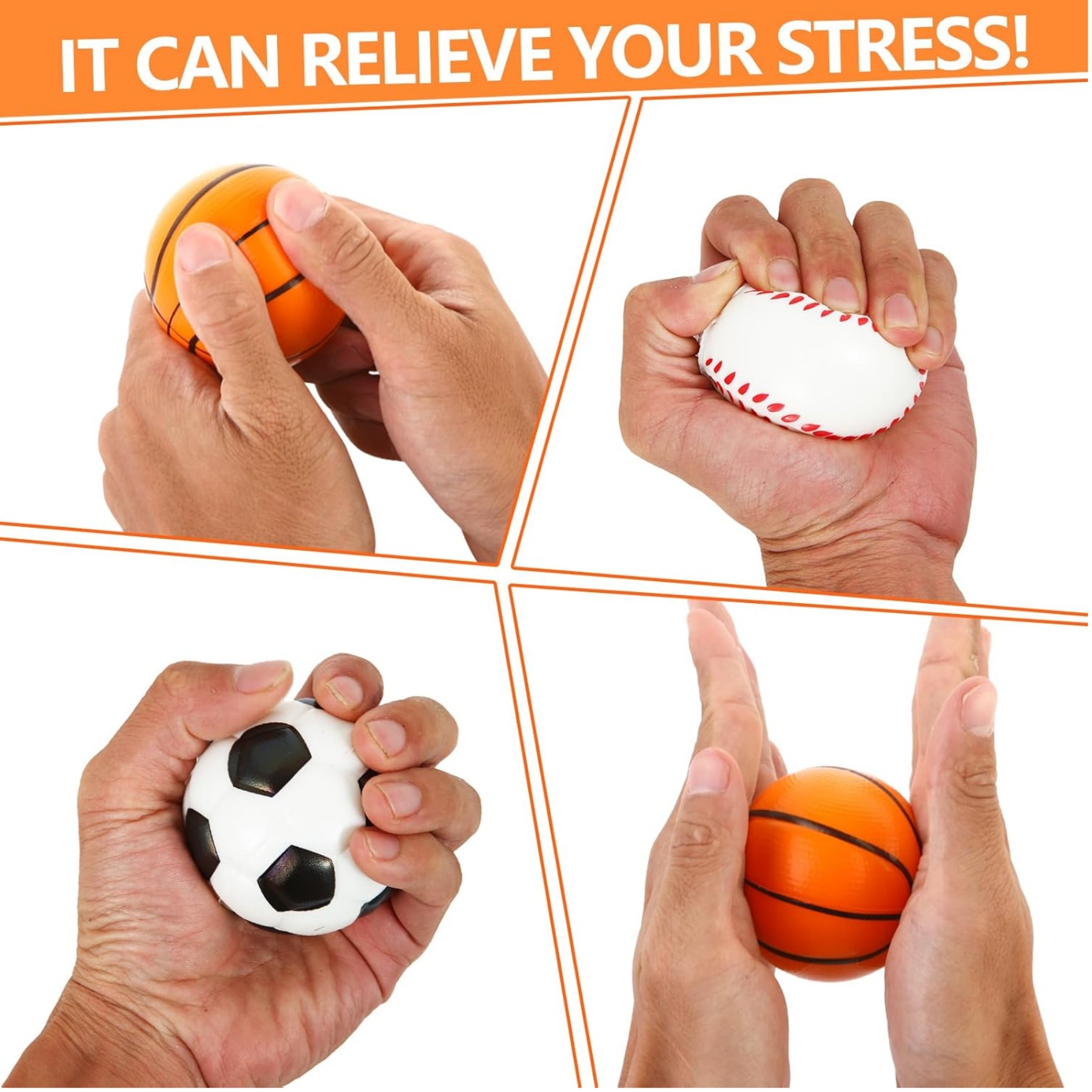 Mini PU Sports Stress Balls 3