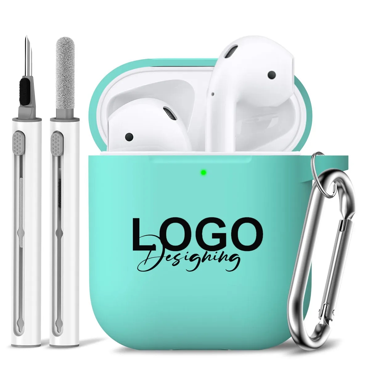 Airpods Case Cover 2&1 with Cleaner Kit 1