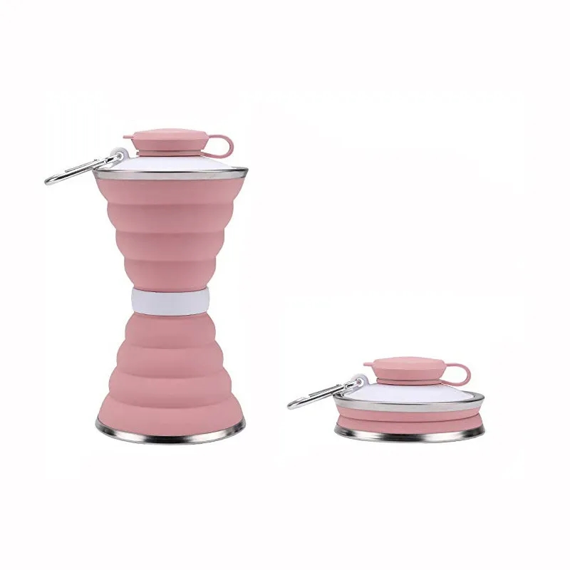 Collapsible Silicone Sports Travel Water Bottle 5
