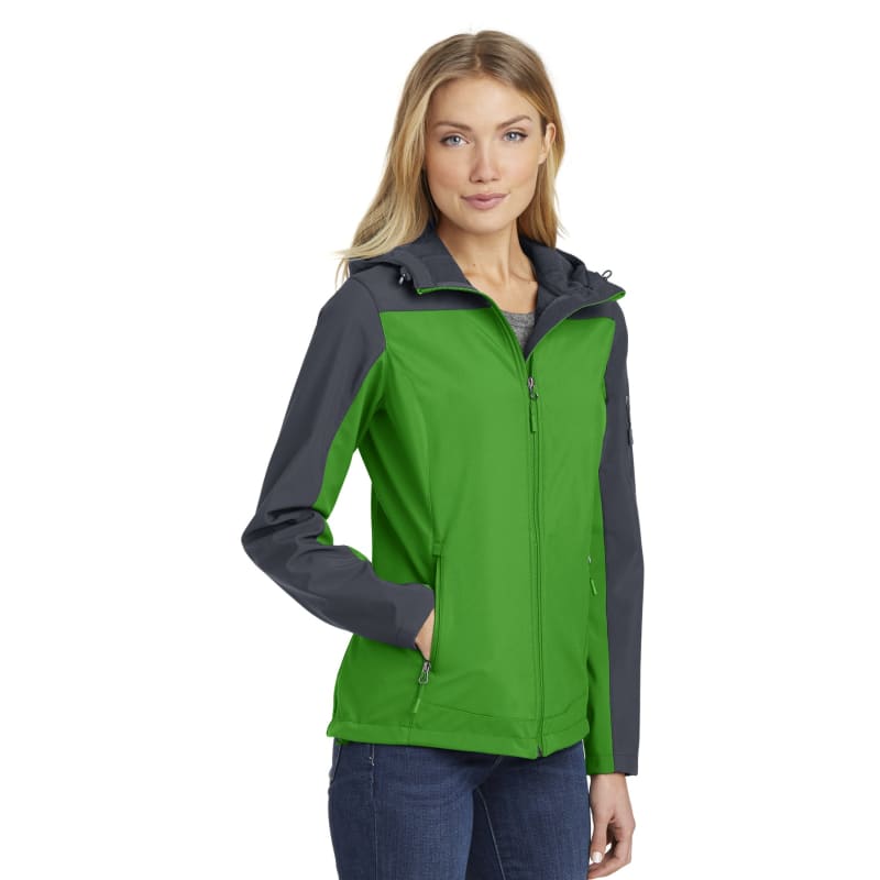 Port Authority Women's Hooded Core Soft Shell Jacket. 21