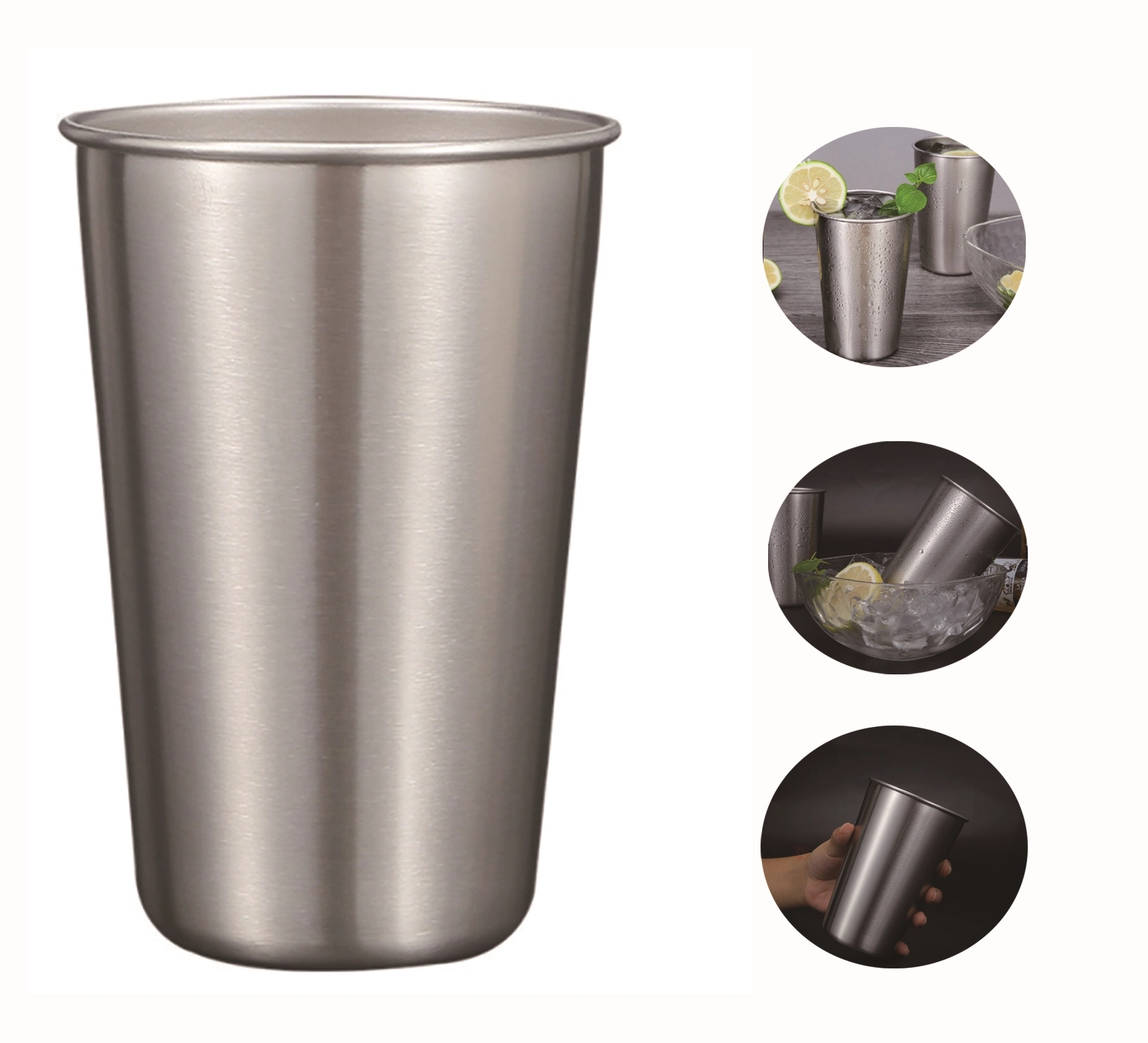 Reusable Stainless Steel Beer Cup 1