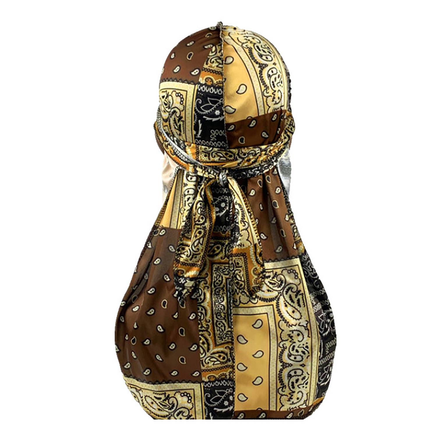 Unisex Silky Durag Long Tail Headwrap 2