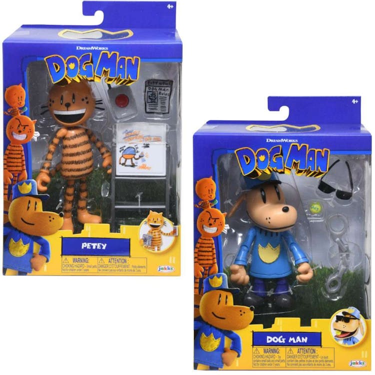 Dog Man Action Figure Two Assorted - 5" 2