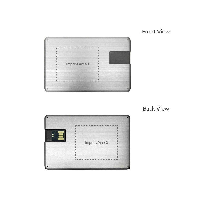 Metal Credit Card USB Flash Drive 7