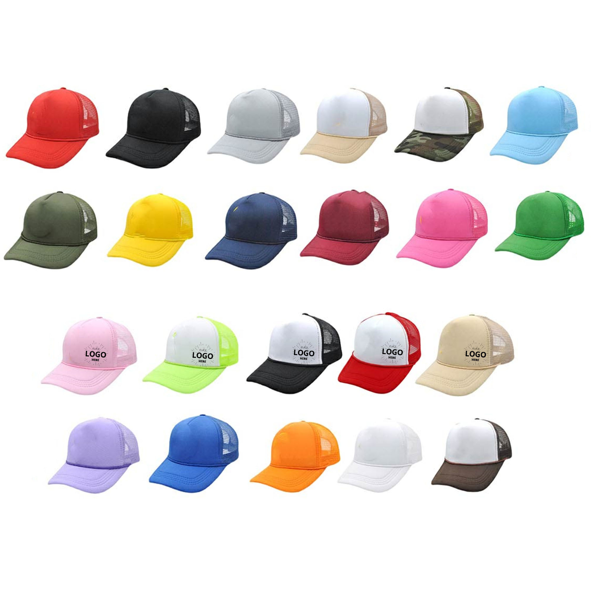 Colorful Foam Trucker Baseball Hat 1
