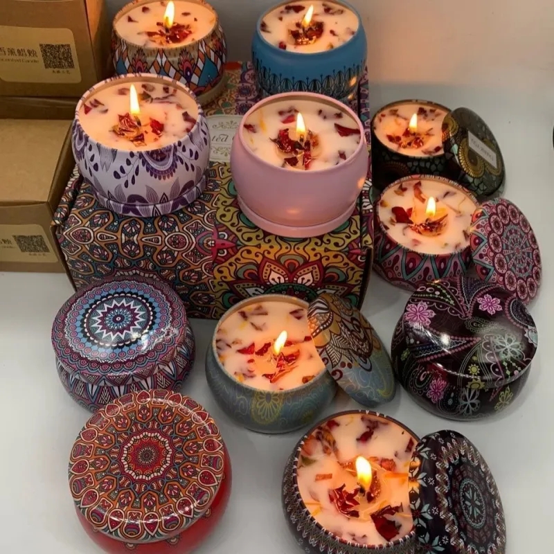 oil soybean wax hand gift birthday candle 2