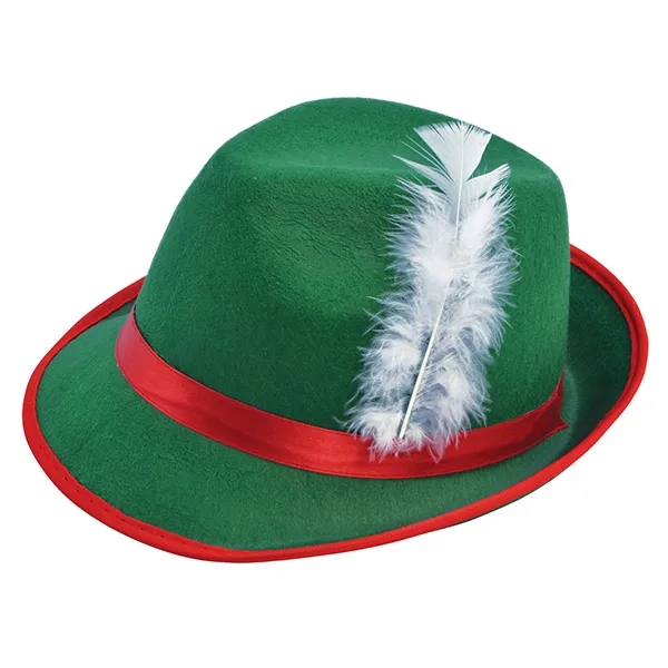 Vintage Jazz Felt Oktoberfest Hat 3