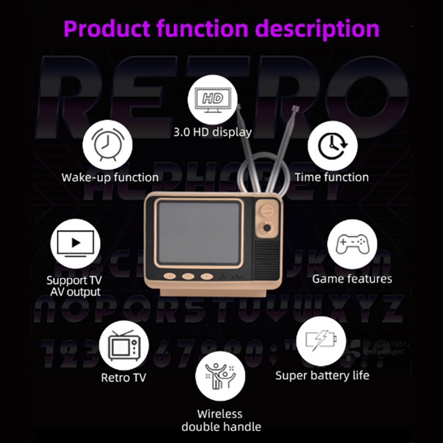 Mini Tv Video Games Console 1