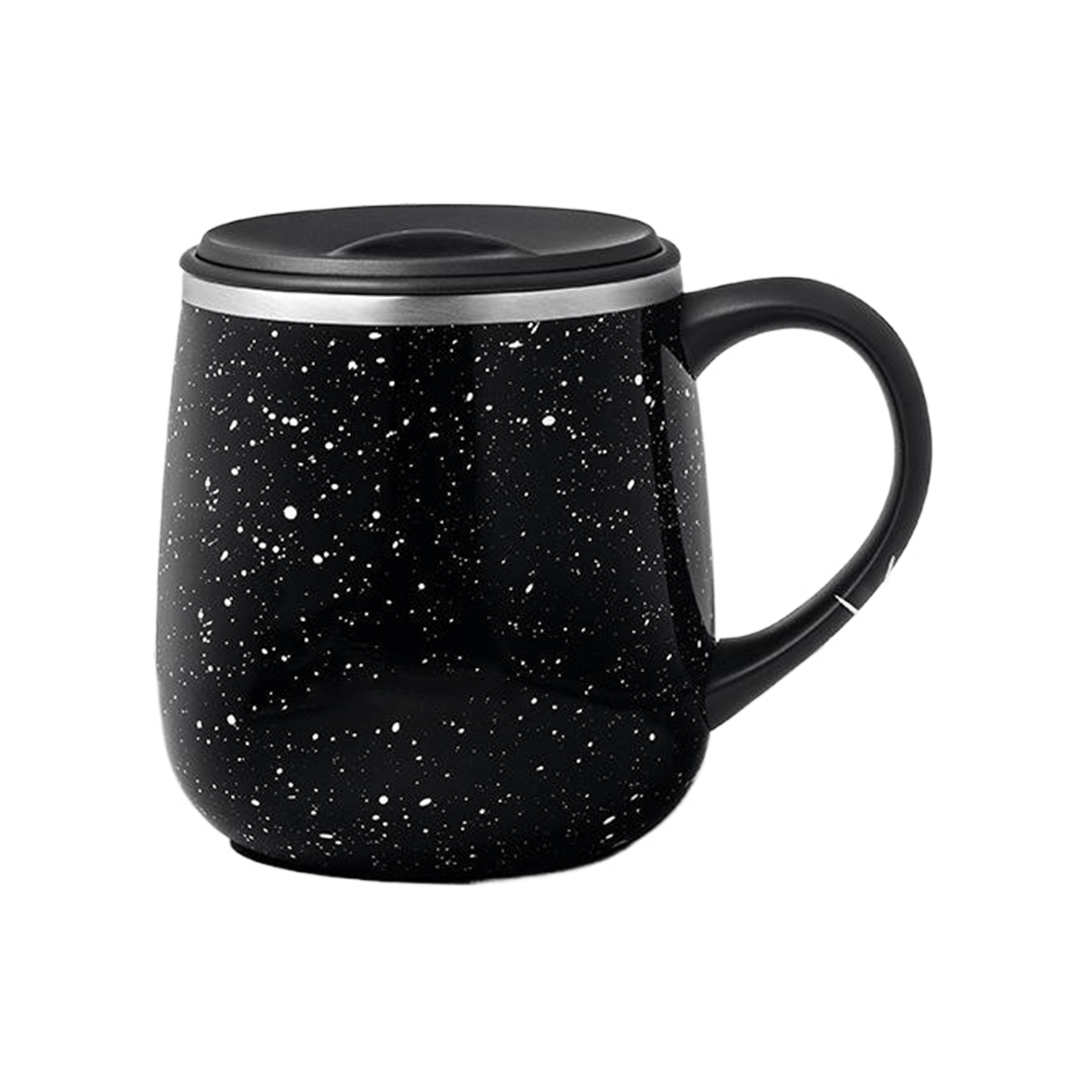 11oz Double Wall Stainless Steel Insulated Mug w/ Lid 12