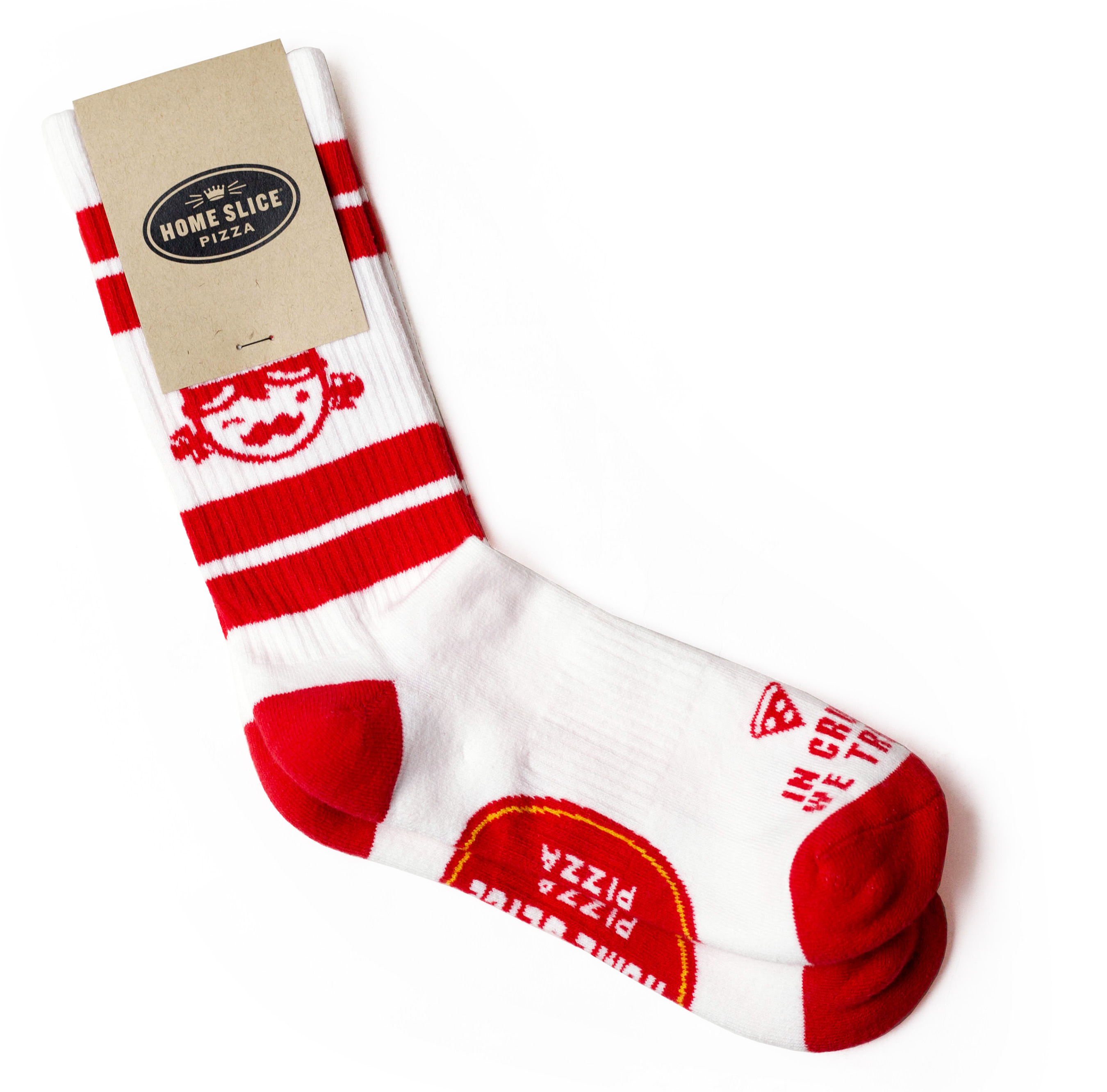 Custom Knit Cotton Crew Athletic, Performance, and Sports Socks, custom athletic wear with logo imprint 3