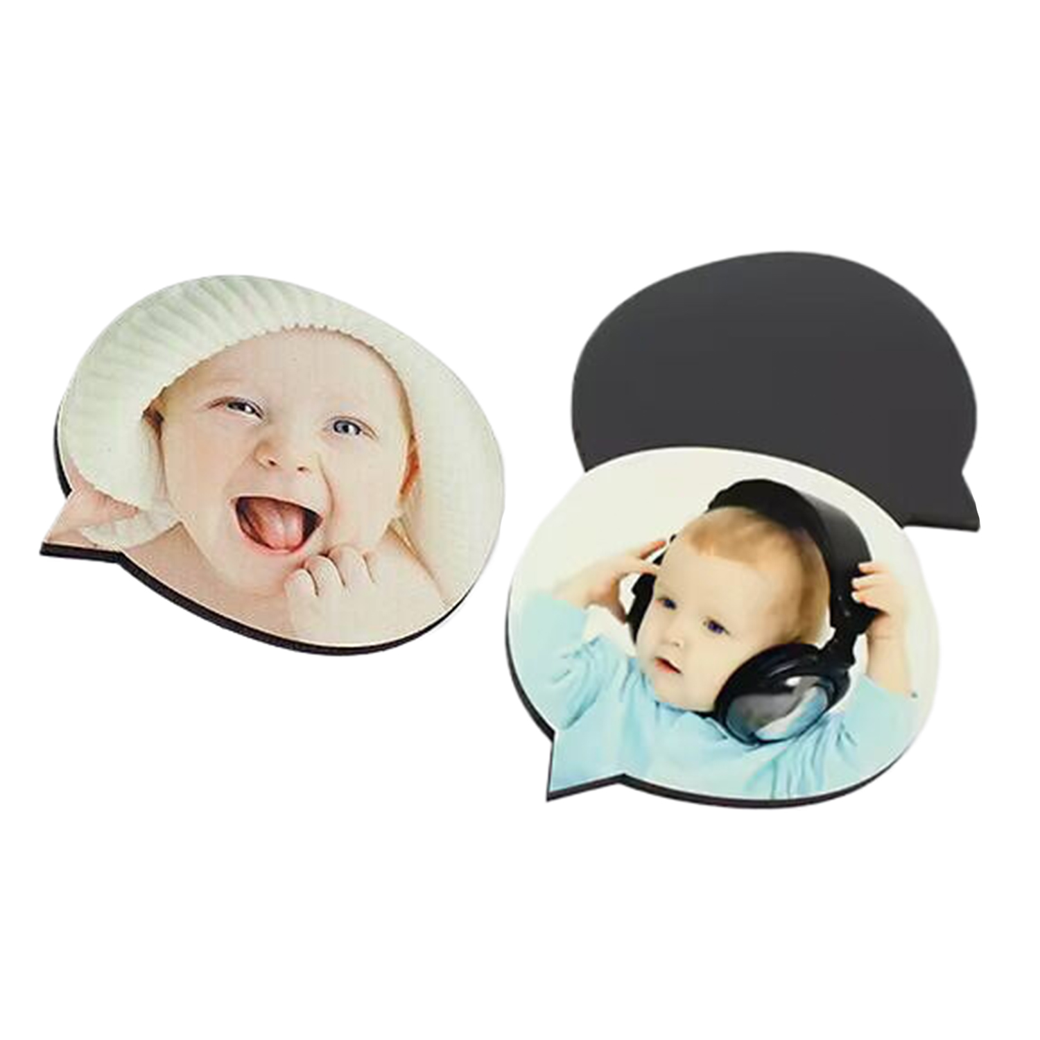Speech Bubble Shaped Sublimation MDF Fridge Magnet 5