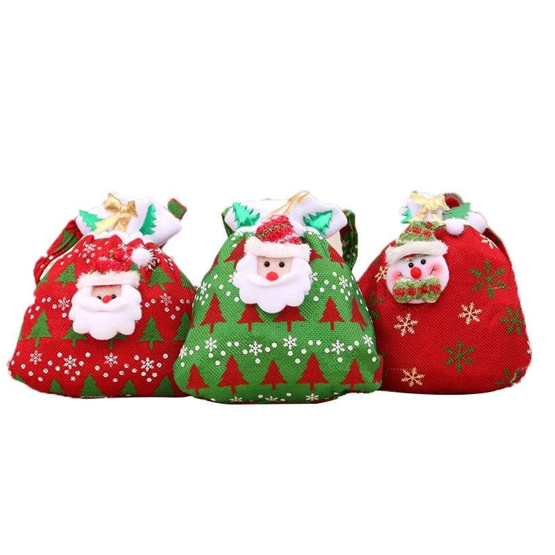 Christmas Drawstring Gift Bags 2