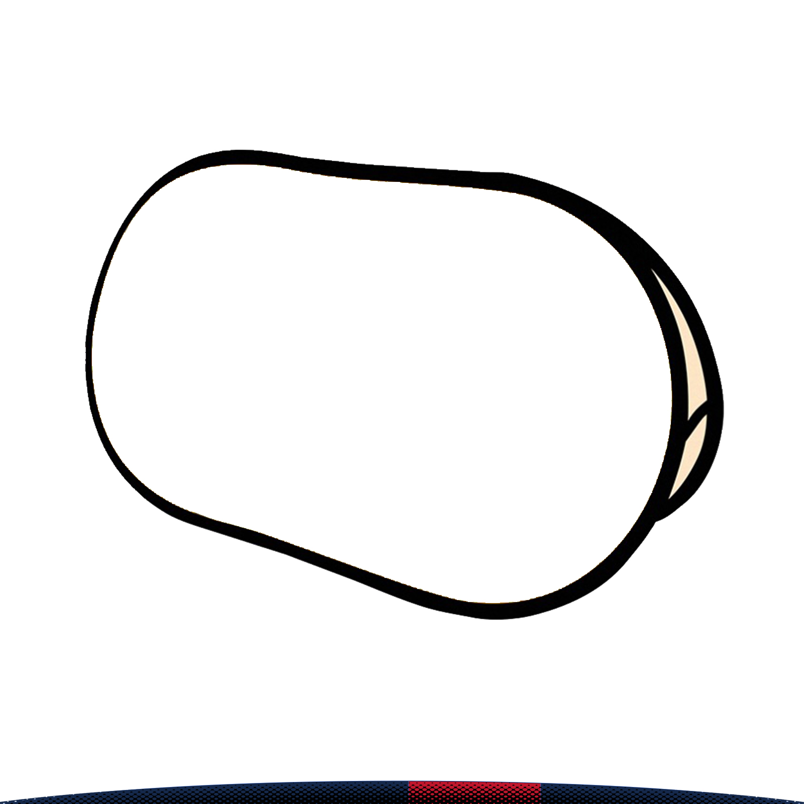 Kalok Oval Pop Up Banner Stand 3