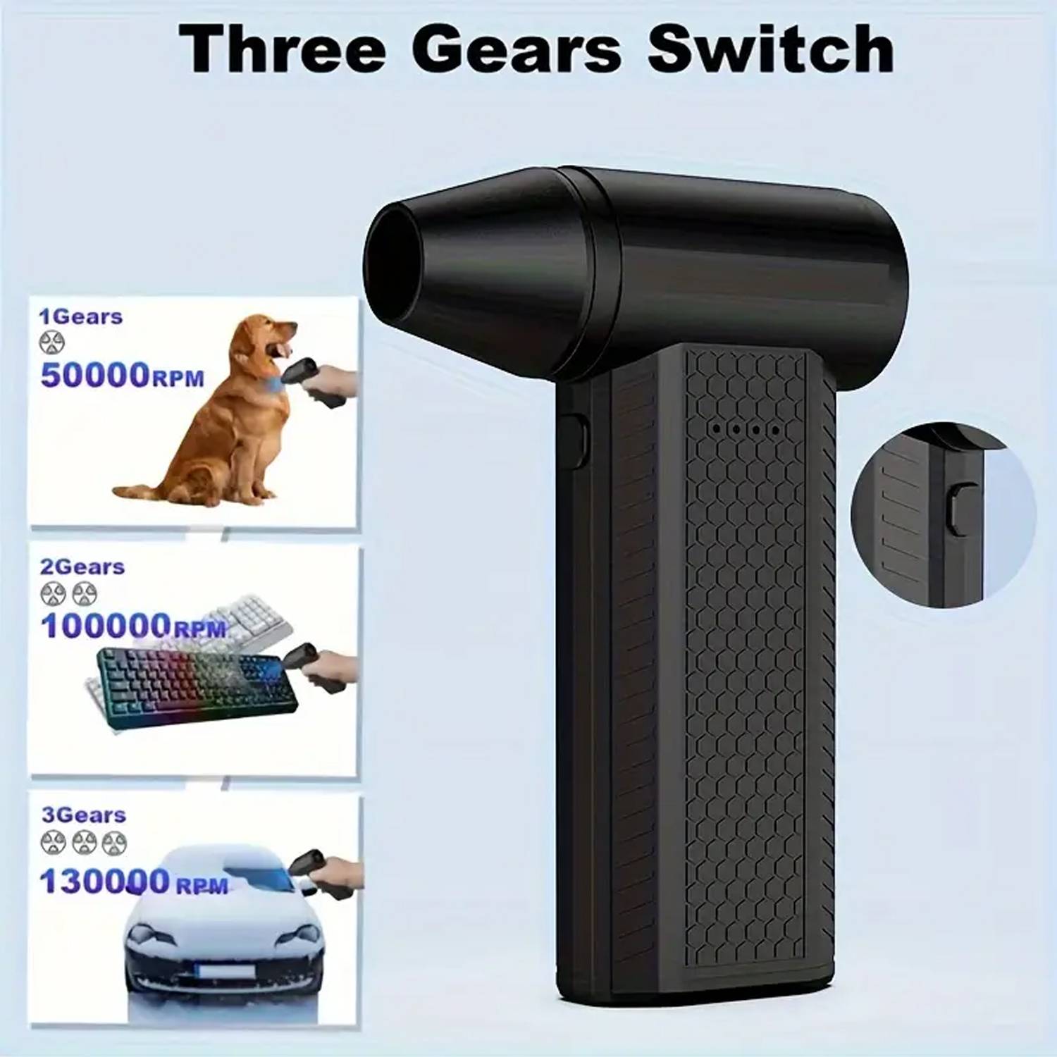 Outdoor Handheld Turbo Fan 4