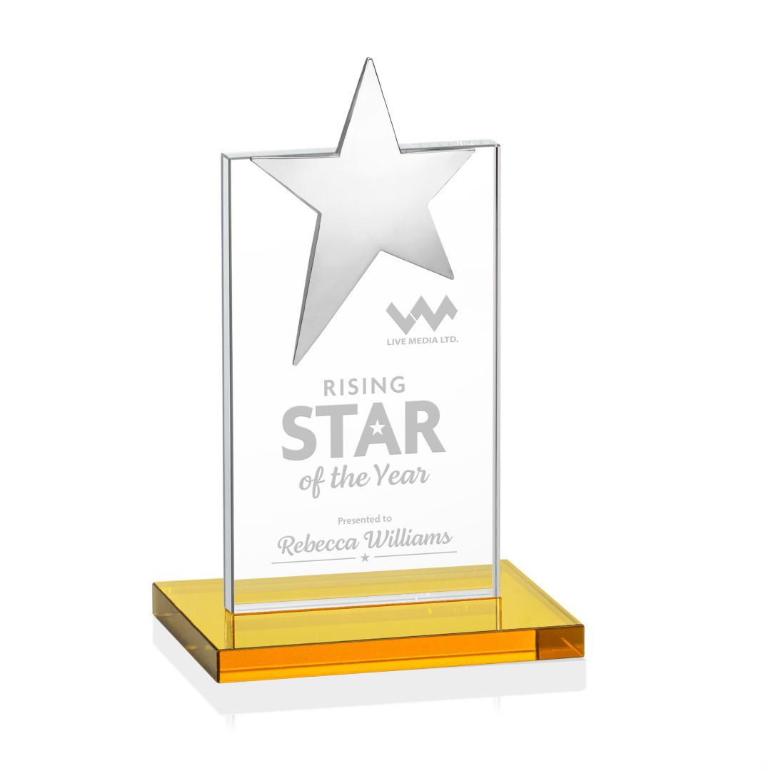 Bryanston Chrome Star Award - Amber 11