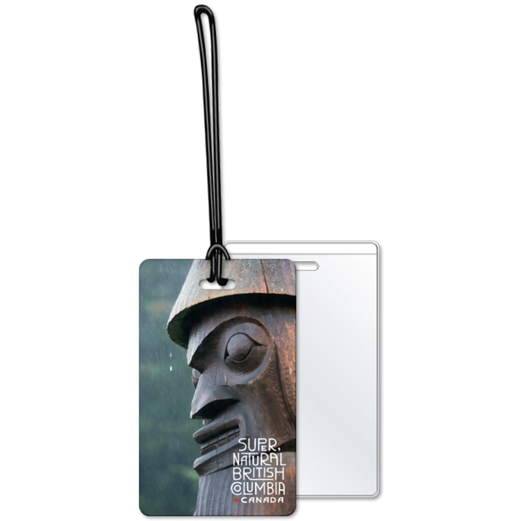 Sealed Edge Secure Luggage Tags (2.75"x4.5") Full Colour with 6" Loop