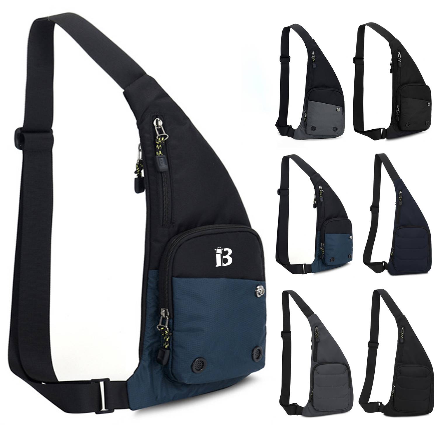 Nylon Men New Trendy Casual Chest Bag 5
