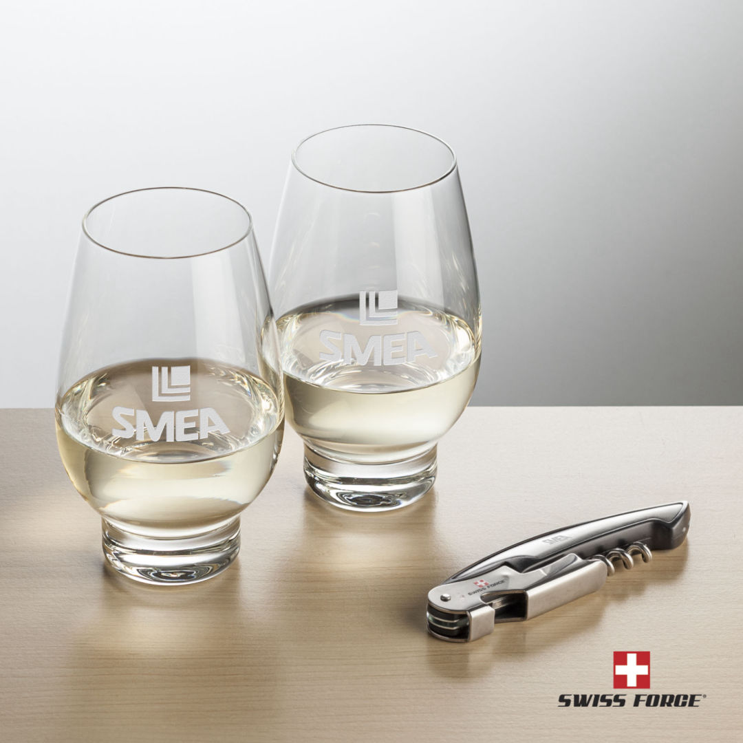 Swiss Force® Opener & Glenarden Stemless Wine 6
