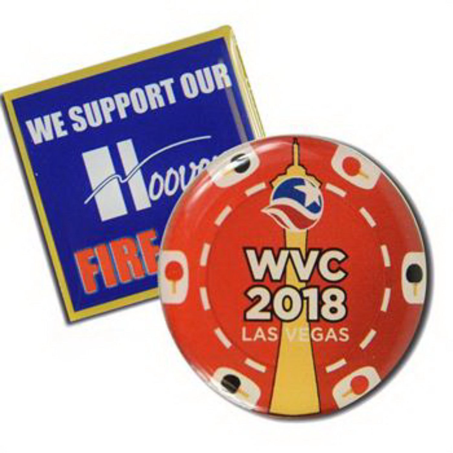2" Custom Lapel Pins - Offset Full Color 2