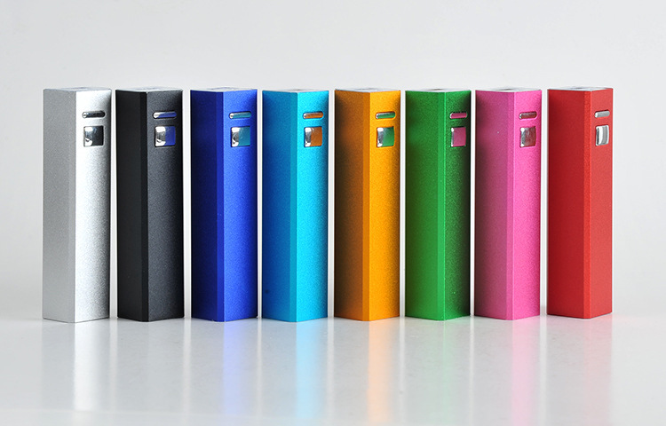 Portable Rectangular Lipstick Power Bank 2600 mAh 1