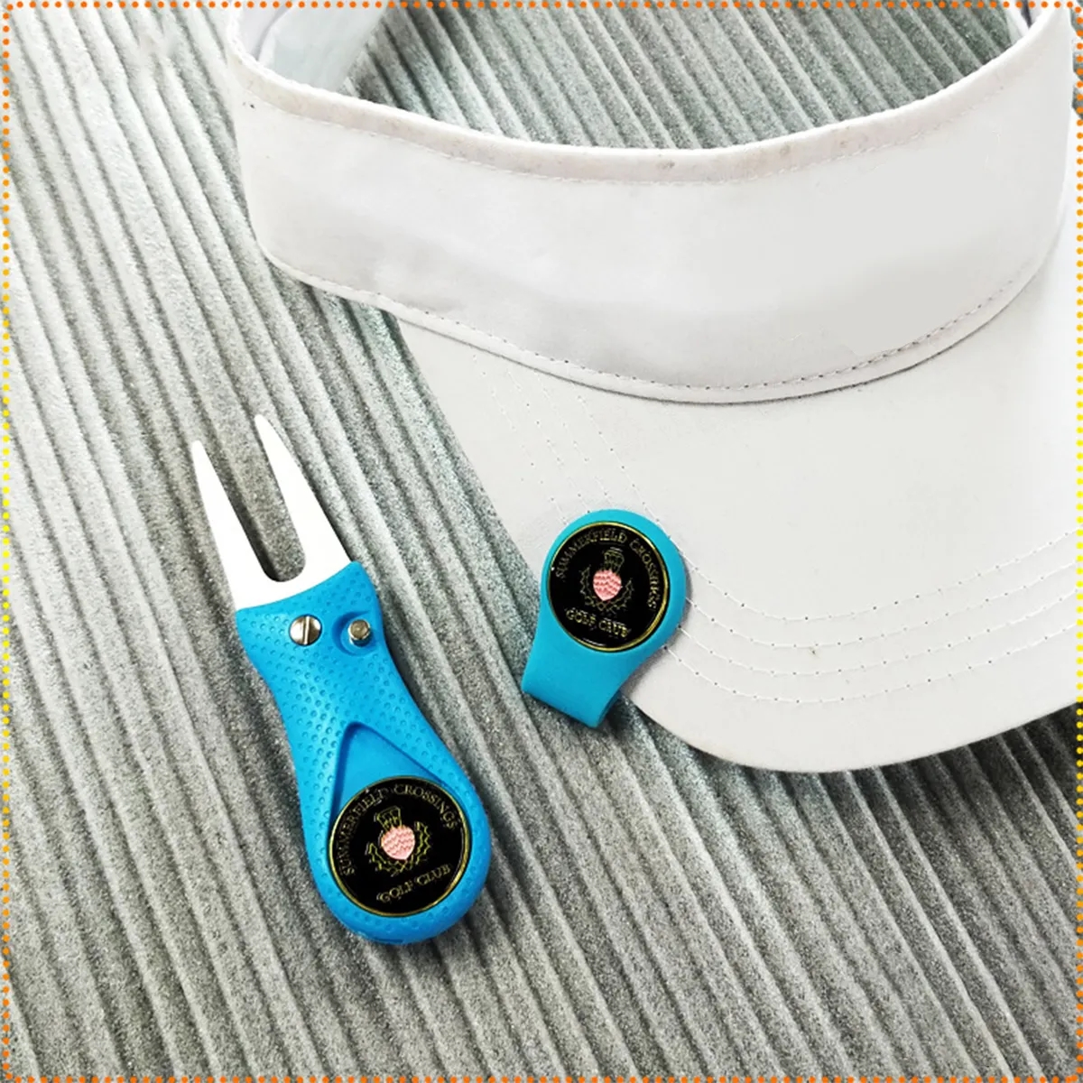 Silicone Golf Ball Marker Hat Clip Strong Magnetic Closure 5