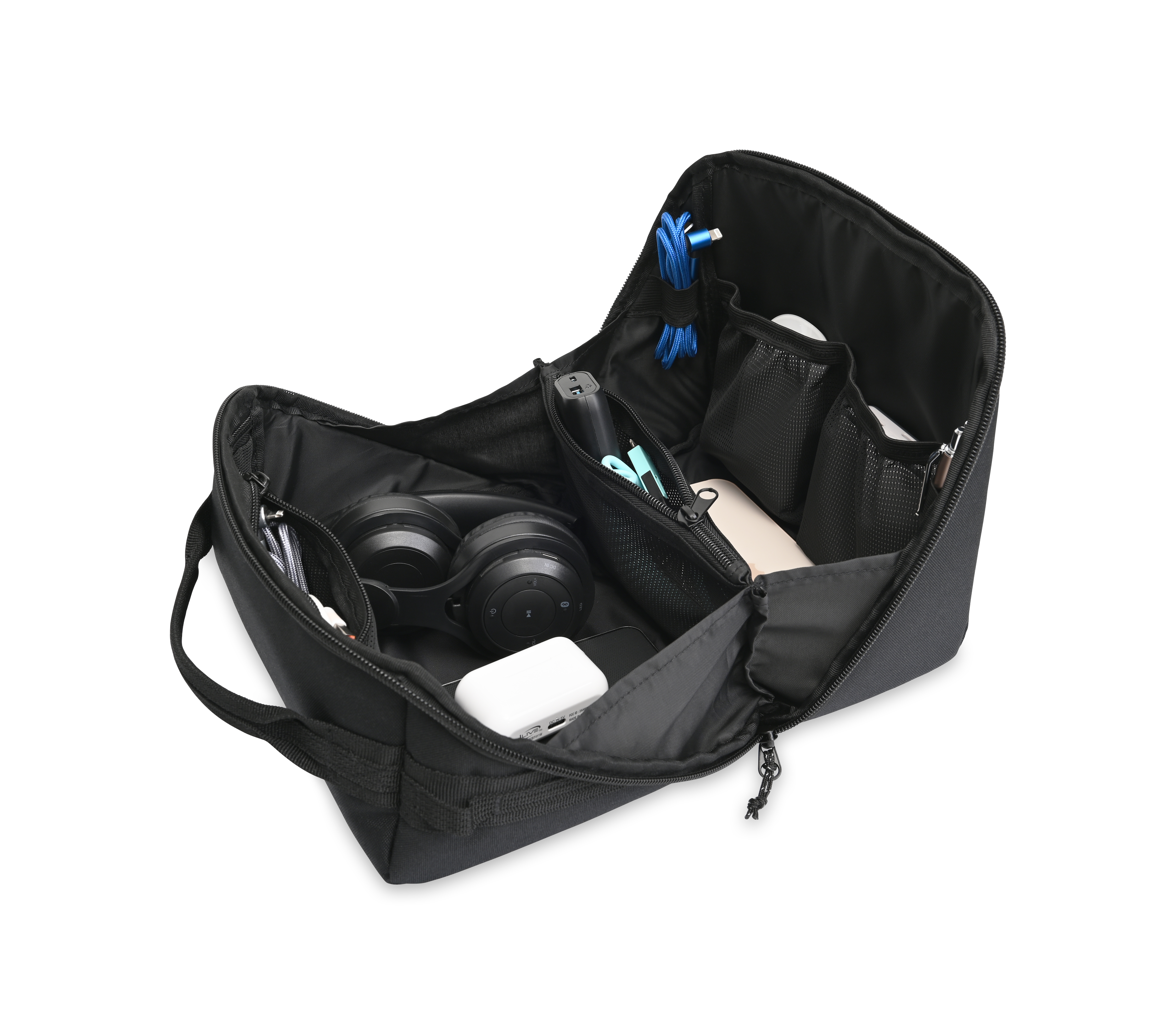 Newton Recycled rPET Fold Out Tech Organizer 3