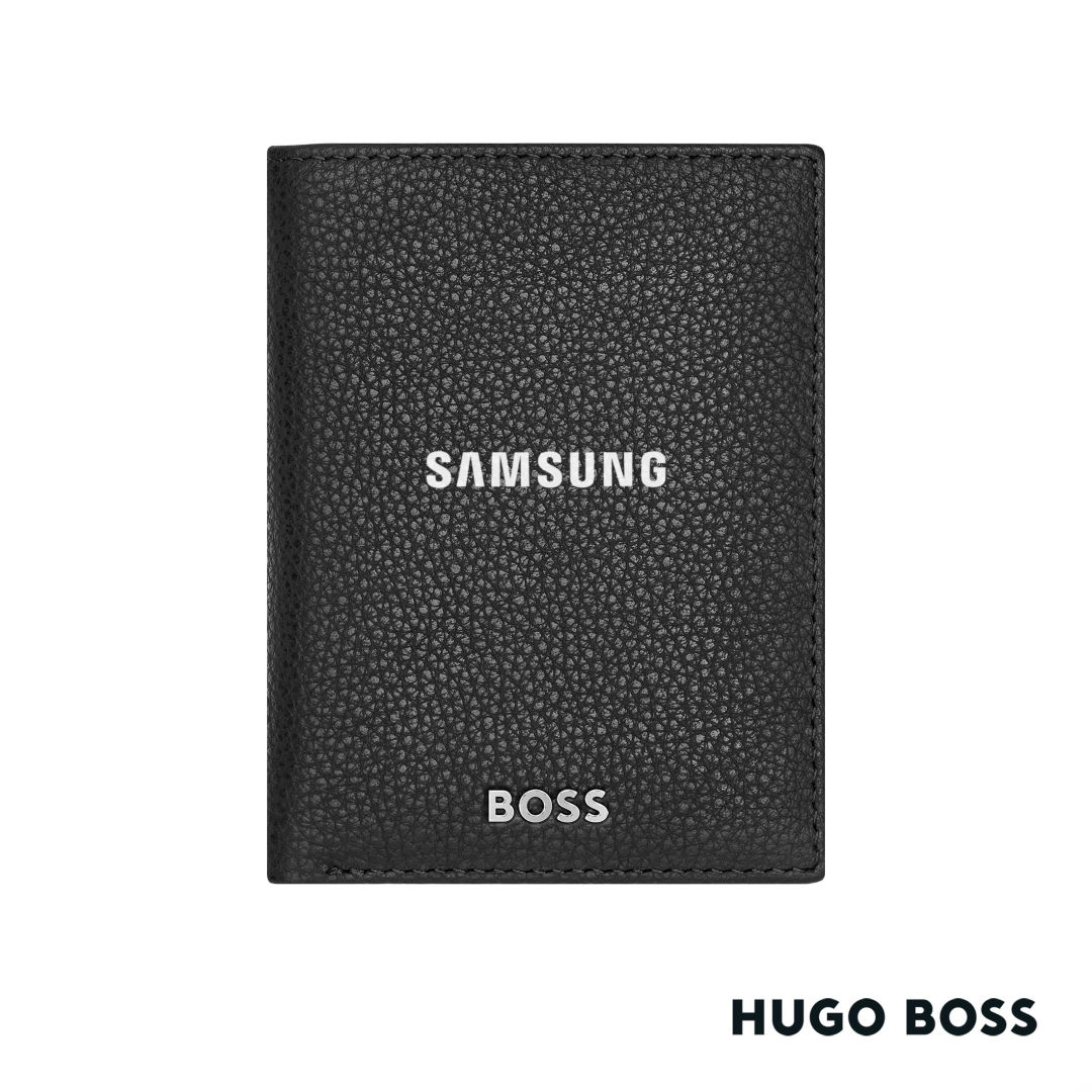 Hugo Boss® Classic Grained Trifold Card Holder 3