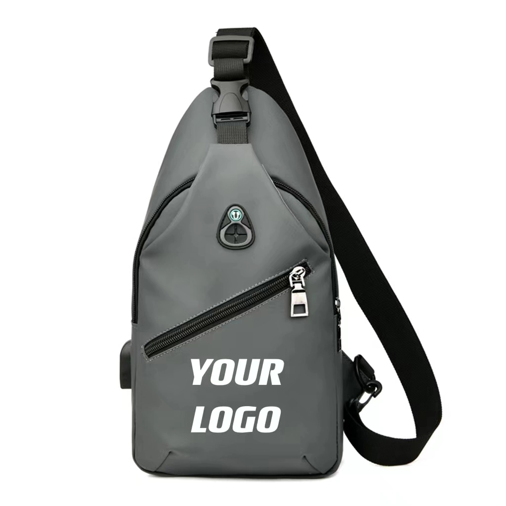 Customizable Chest Bag With External USB Charging Port 8