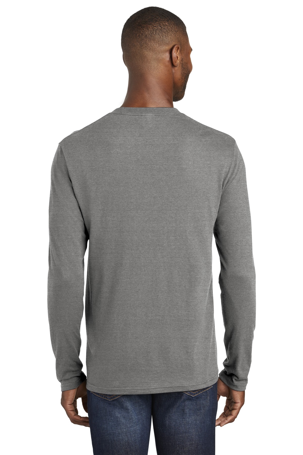 Port & Co Long Sleeve Fan Favorite Blend Tee. PC455LS 41