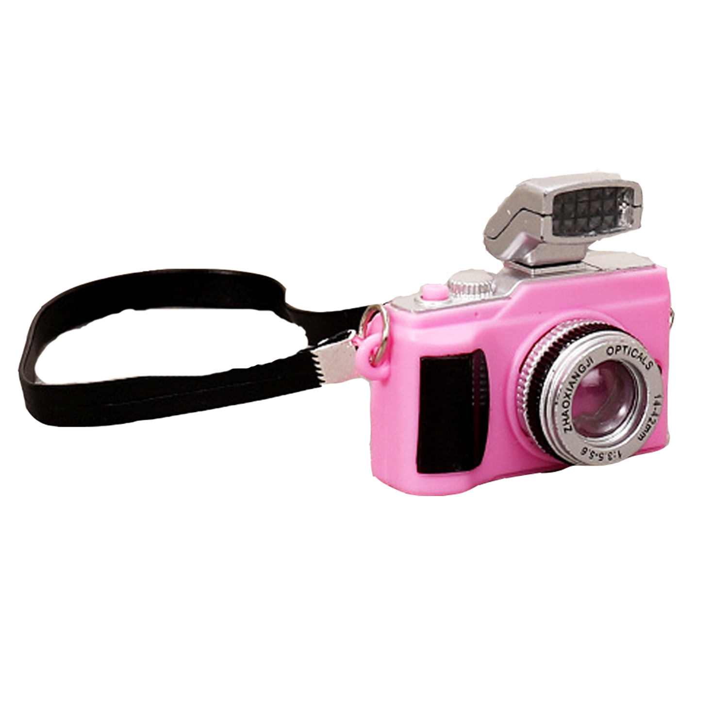 Camera Shape LED Sound Keychain 8