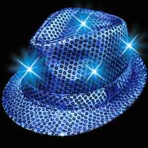 Sequin LED Fedoras 7