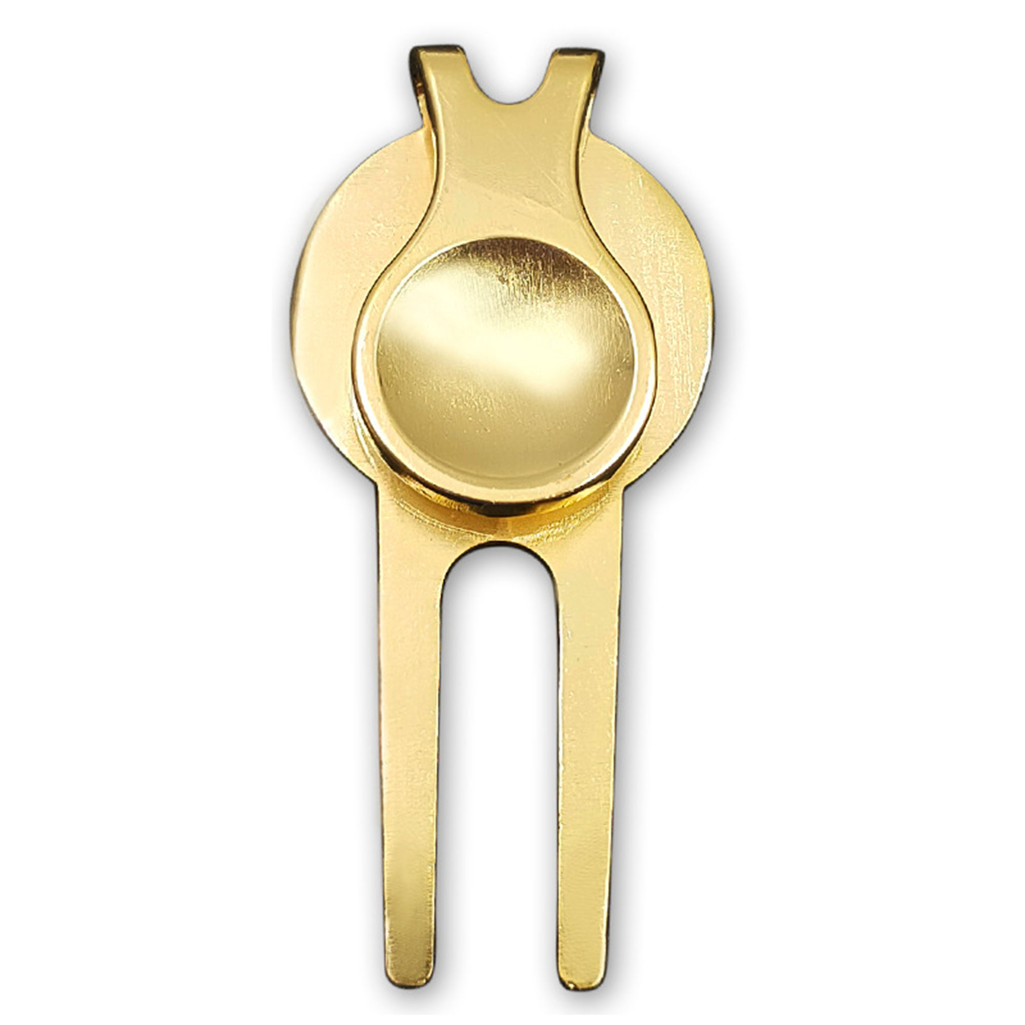 Die Cast Golf Divot Repair Tool Ball Marker with Belt Clip 2