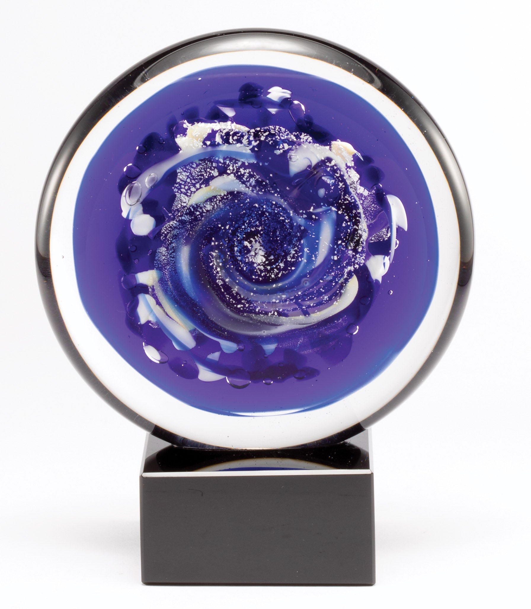 7.25" Round Art Glass 2