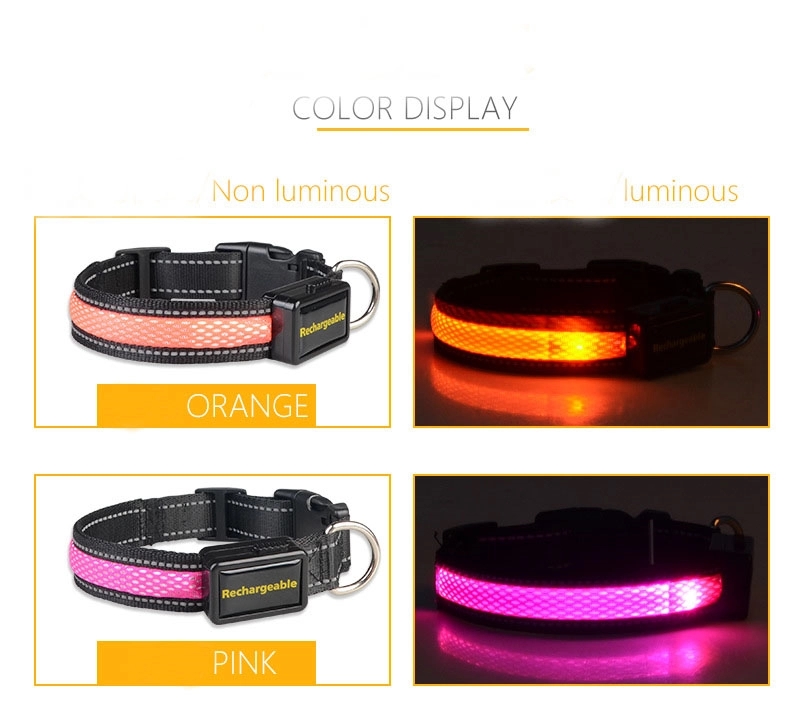 Rechargeable LED Pet Collar 6