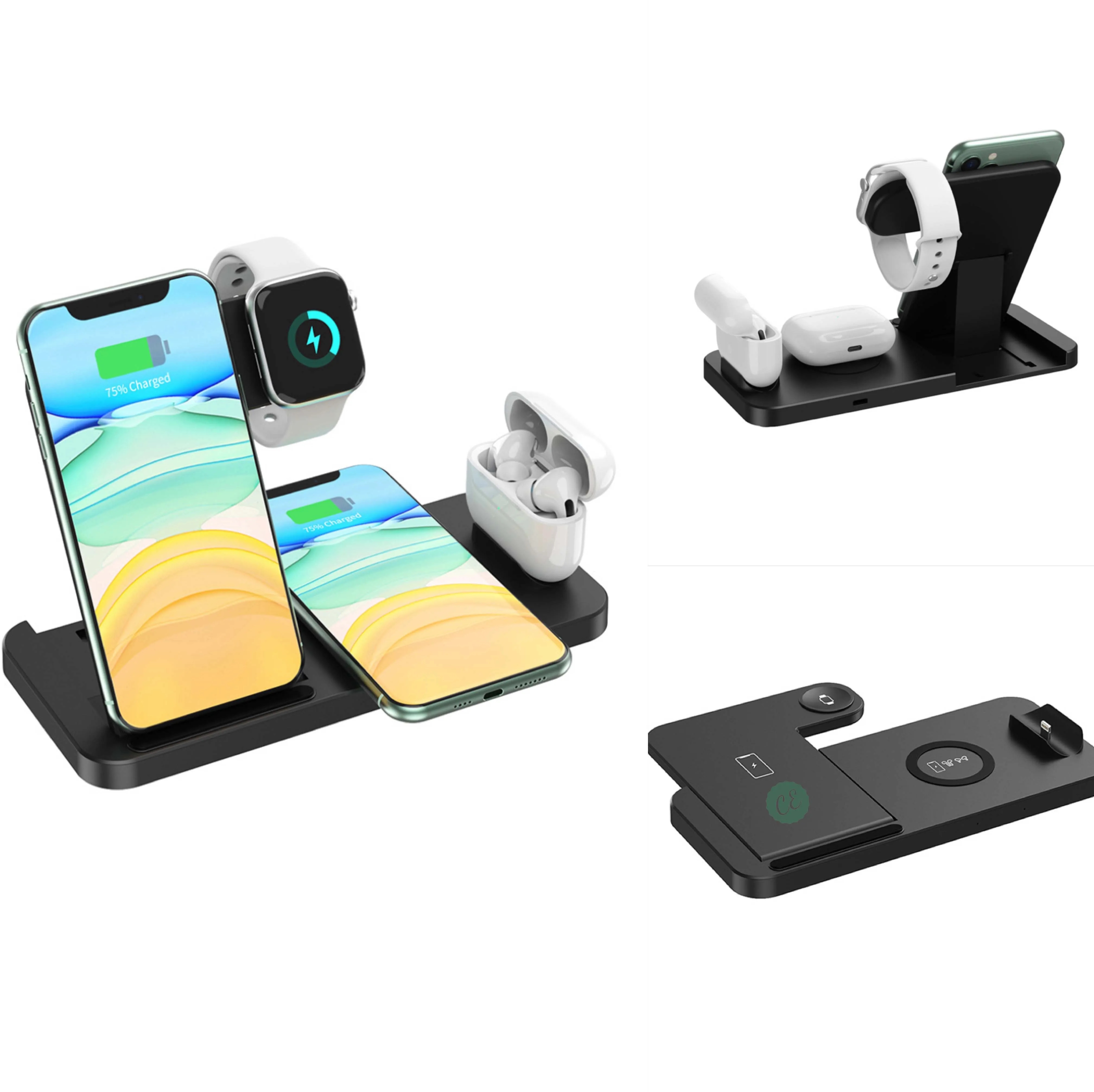 4 In 1 Multifunctional Wireless Folding Charger Station 1