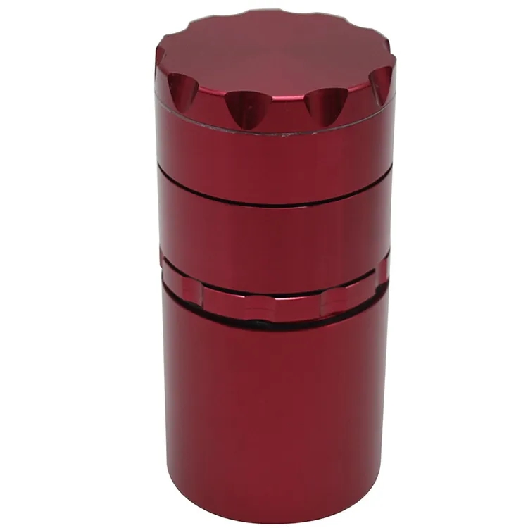 Aluminium Herb Grinder With Large Capacity Storage Container 2